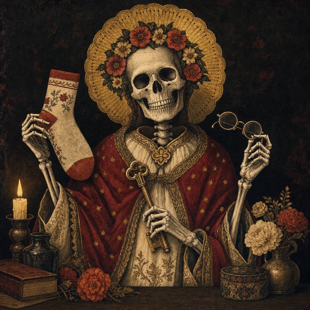 Saint of Lost Things Postcard