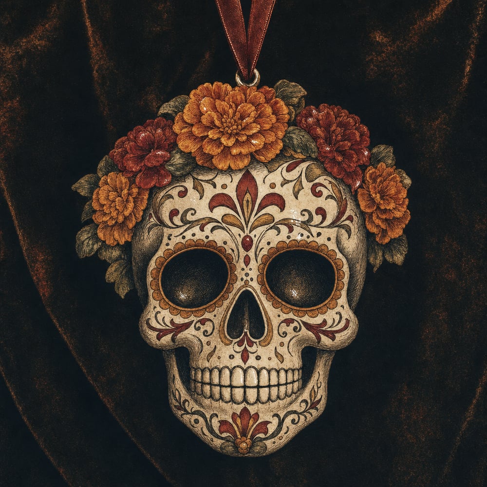 Sugar Skull Bauble